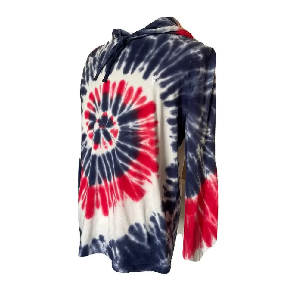 Polo Ralph Lauren Multicolor Long Sleeve T-Shirt with Hoodie Small NWT $79.50